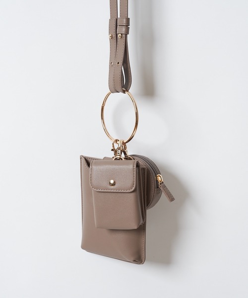 CIAOPANIC（チャオパニック）の「マルチショルダーバッグ/３点セット（ショルダーバッグ・レディース・ブラック/オレンジ/グレイッシュベージュ・FREE）」の17枚目の写真