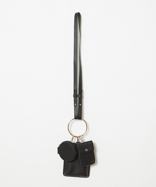 CIAOPANIC（チャオパニック）の「マルチショルダーバッグ/３点セット（ショルダーバッグ・レディース・ブラック/オレンジ/グレイッシュベージュ・FREE）」の9枚目の写真