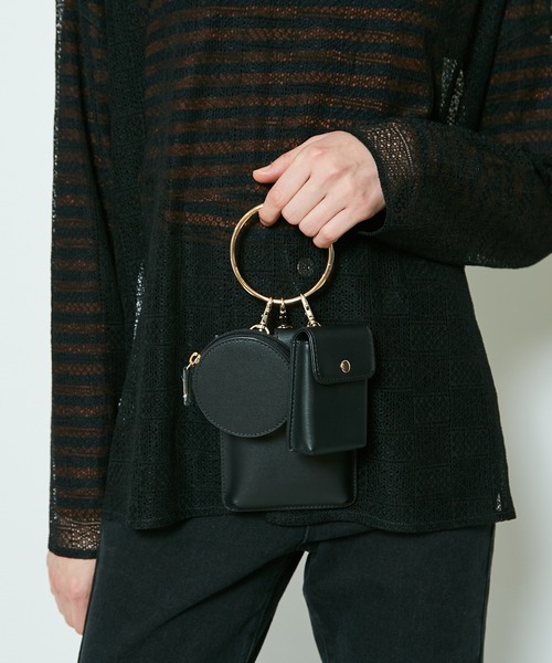 CIAOPANIC（チャオパニック）の「マルチショルダーバッグ/３点セット（ショルダーバッグ・レディース・ブラック/オレンジ/グレイッシュベージュ・FREE）」の16枚目の写真