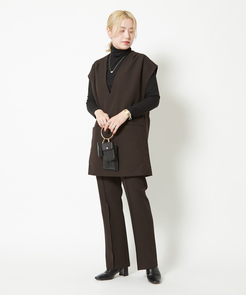 CIAOPANIC（チャオパニック）の「マルチショルダーバッグ/３点セット（ショルダーバッグ・レディース・ブラック/オレンジ/グレイッシュベージュ・FREE）」の13枚目の写真