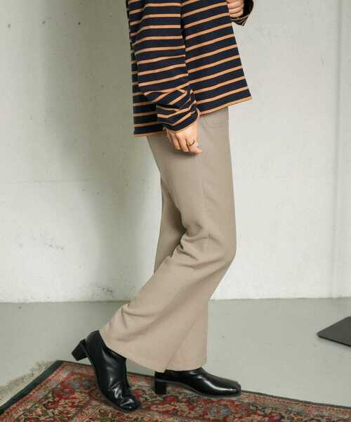 KBF（ケイビーエフ）の「パッチポケットフレアパンツ（その他パンツ・レディース・ブラック/ブルー系その他/ベージュ・ONE）」の18枚目の写真