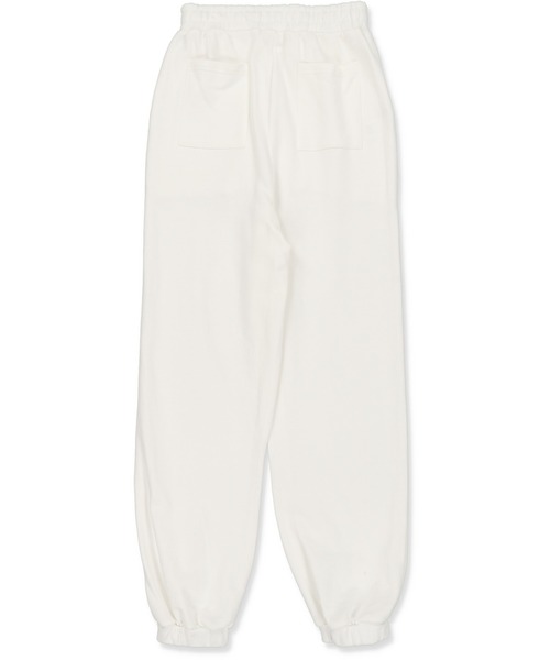 SPINNS（スピンズ）の「HEUREUXロゴ 裏毛スウェットパンツ（スウェットパンツ・レディース・オフホワイト/ネイビー/オートミール/ダークグリーン/ブラック/スミクロ・ONESIZE）」の13枚目の写真