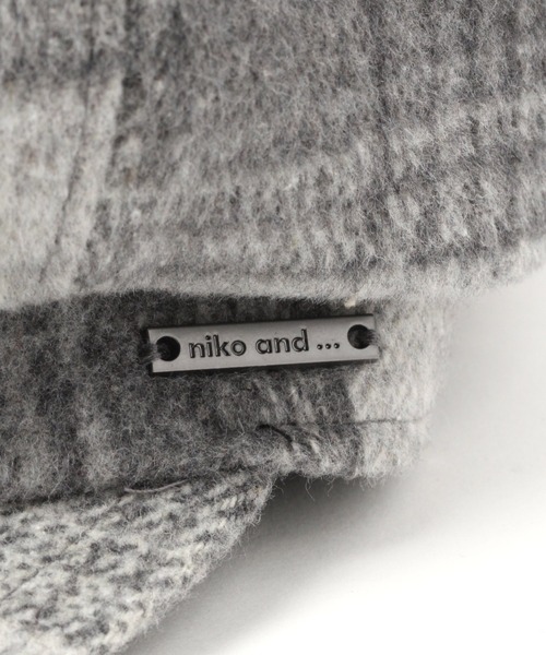 niko and...（ニコアンド）の「オリジナルアソートキャスケット（キャスケット・レディース・ブラック/パープル/シルバーグレー・FREE）」の6枚目の写真