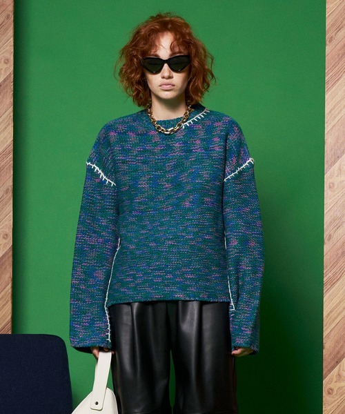 MAISON SPECIAL（メゾンスペシャル）の「ハンドステッチニットプル