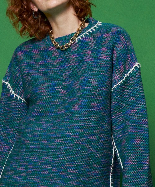 MAISON SPECIAL（メゾンスペシャル）の「ハンドステッチニットプル