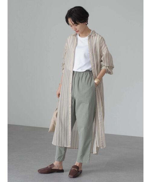 AMERICAN HOLIC（アメリカンホリック）の「3WAYバックギャザーシャツワンピース（ワンピース・レディース・チャコールグレー/ストライプ/チェック・FREE）」の18枚目の写真