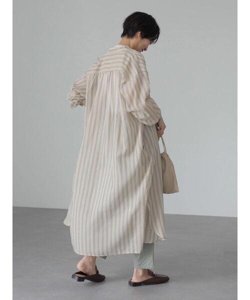 AMERICAN HOLIC（アメリカンホリック）の「3WAYバックギャザーシャツワンピース（ワンピース・レディース・チャコールグレー/ストライプ/チェック・FREE）」の19枚目の写真