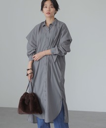 AMERICAN HOLIC | 3WAYバックギャザーシャツワンピース(ワンピース)