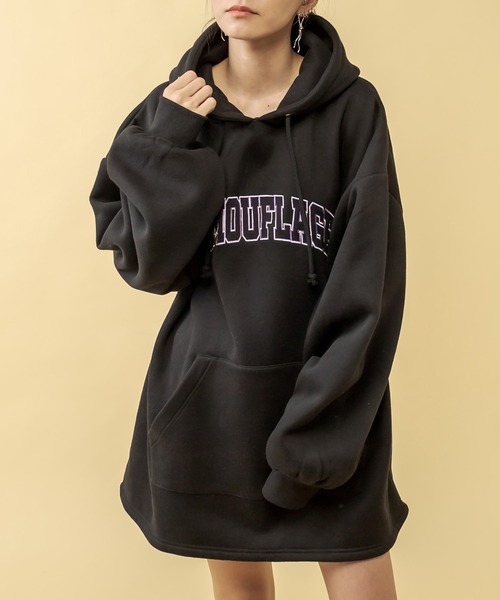 y♡様❤️７点⭐️A581⭐️ RASVOA ♥ レイヤード風 プリントパーカー RASVOA（ラスボア）の「レイヤード風ロゴ刺繍パーカー（パーカー