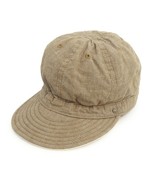 CA4LA（カシラ）の「C＆D KOMECAP（キャップ・メンズ・ネイビー/ブルー/ホワイト/ベージュ・ONESIZE）」の2枚目の写真