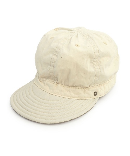 CA4LA（カシラ）の「C＆D KOMECAP（キャップ・メンズ・ネイビー/ブルー/ホワイト/ベージュ・ONESIZE）」の1枚目の写真