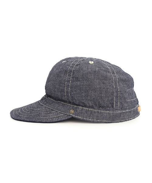 CA4LA（カシラ）の「C＆D KOMECAP（キャップ・メンズ・ネイビー/ブルー/ホワイト/ベージュ・ONESIZE）」の5枚目の写真