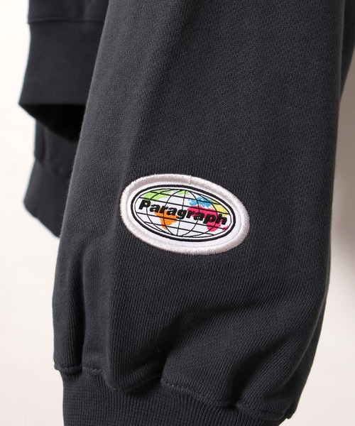 Paragraph（パラグラフ）の「【Paragraph】カレッジロゴスウェットトレーナー／№38／21FW（スウェット・メンズ・ライトグレー/ブルー/グリーン/チャコール・ﾌﾘ-）」の8枚目の写真