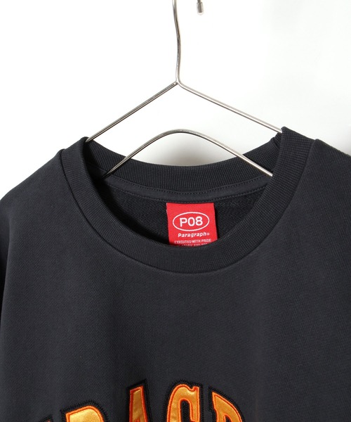 Paragraph（パラグラフ）の「【Paragraph】カレッジロゴスウェットトレーナー／№38／21FW（スウェット・メンズ・ライトグレー/ブルー/グリーン/チャコール・ﾌﾘ-）」の10枚目の写真