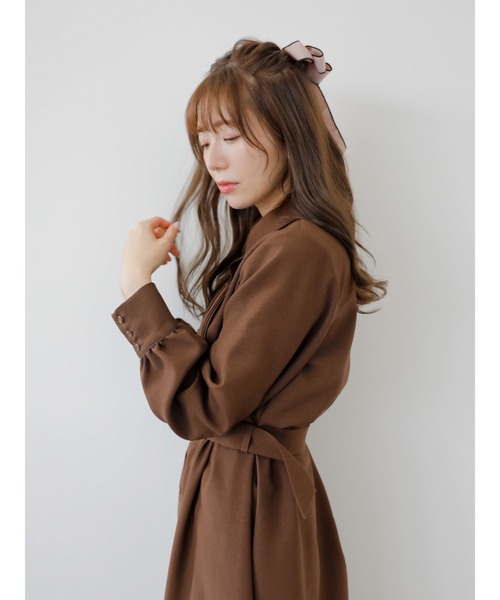 Areeam（アリーム）の「一歩を踏み出すｼｬﾂﾜﾝﾋﾟｰｽ（ワンピース・レディース・ブラウン/ピンク・FREE）」の17枚目の写真