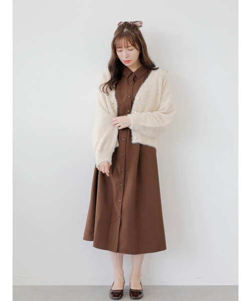 Areeam（アリーム）の「一歩を踏み出すｼｬﾂﾜﾝﾋﾟｰｽ（ワンピース・レディース・ブラウン/ピンク・FREE）」の19枚目の写真