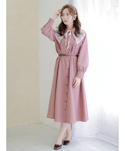 Areeam（アリーム）の「一歩を踏み出すｼｬﾂﾜﾝﾋﾟｰｽ（ワンピース・レディース・ブラウン/ピンク・FREE）」の22枚目の写真