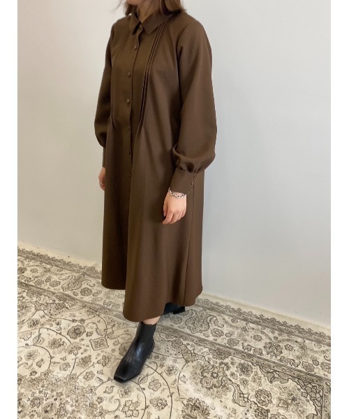 Areeam（アリーム）の「一歩を踏み出すｼｬﾂﾜﾝﾋﾟｰｽ（ワンピース・レディース・ブラウン/ピンク・FREE）」の3枚目の写真