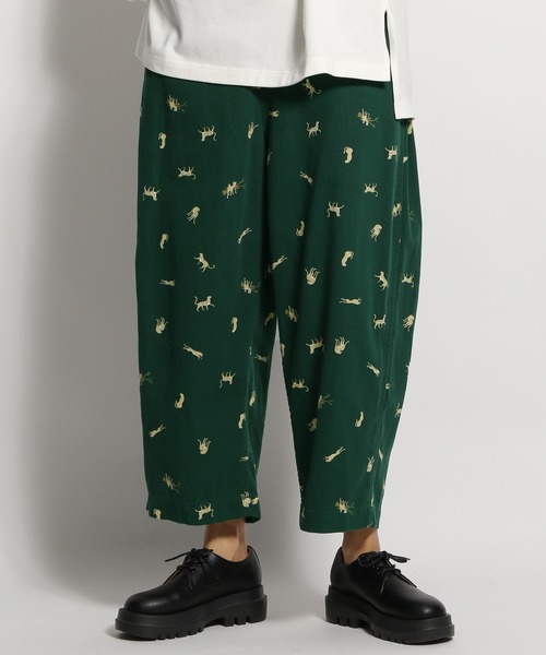 niko and...（ニコアンド）の「ZOOアソートコクーンパンツ（その他パンツ・レディース・チャコール/キャメル/ベージュ/グリーン・MEDIUM/LARGE）」の3枚目の写真