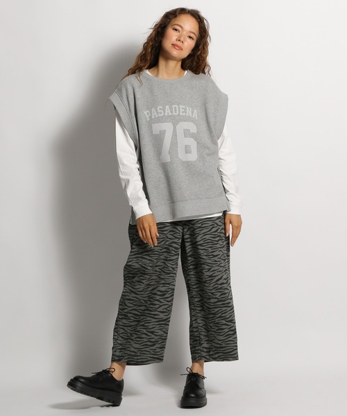 niko and...（ニコアンド）の「ZOOアソートコクーンパンツ（その他パンツ・レディース・チャコール/キャメル/ベージュ/グリーン・MEDIUM/LARGE）」の5枚目の写真