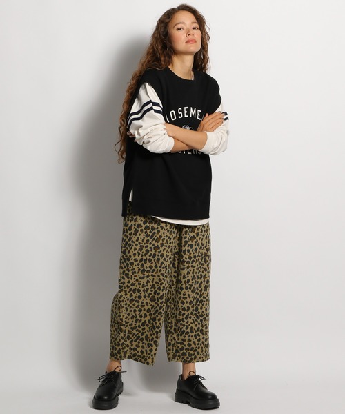 niko and...（ニコアンド）の「ZOOアソートコクーンパンツ（その他パンツ・レディース・チャコール/キャメル/ベージュ/グリーン・MEDIUM/LARGE）」の10枚目の写真