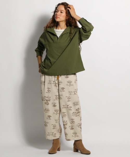 niko and...（ニコアンド）の「ZOOアソートコクーンパンツ（その他パンツ・レディース・チャコール/キャメル/ベージュ/グリーン・MEDIUM/LARGE）」の20枚目の写真