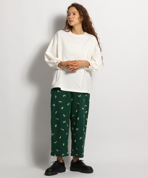 niko and...（ニコアンド）の「ZOOアソートコクーンパンツ（その他パンツ・レディース・チャコール/キャメル/ベージュ/グリーン・MEDIUM/LARGE）」の16枚目の写真