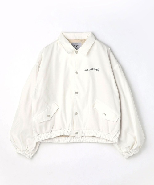 179/WG（イチナナキュウダブルジー）の「ボリュームスリーブ ブルゾン（ブルゾン・レディース・グリーン/イエロー/オフホワイト・MEDIUM）」の6枚目の写真