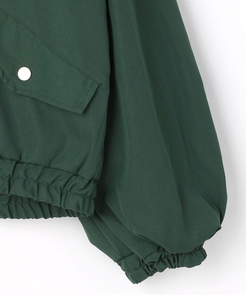 179/WG（イチナナキュウダブルジー）の「ボリュームスリーブ ブルゾン（ブルゾン・レディース・グリーン/イエロー/オフホワイト・MEDIUM）」の11枚目の写真