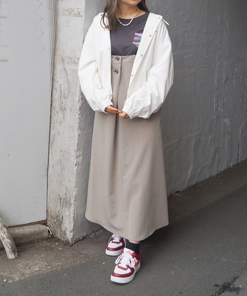 179/WG（イチナナキュウダブルジー）の「ボリュームスリーブ ブルゾン（ブルゾン・レディース・グリーン/イエロー/オフホワイト・MEDIUM）」の20枚目の写真