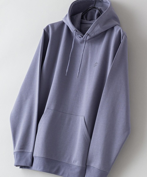 OUTDOOR PRODUCTS APPAREL(アウトドアプロダクツアパレル)の「【OUTDOOR PRODUCTS/アウトドアプロダクツ】防シワ UVカット ポンチ素材使用 CAMPモチーフデザインプルスウェットパーカー イージーケア商品(パーカー・メンズ・カーキ/アイボリー/ブラック/ブルー系その他・MEDIUM/X-LARGE/LARGE)」の1枚目の写真