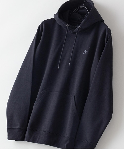 OUTDOOR PRODUCTS APPAREL(アウトドアプロダクツアパレル)の「【OUTDOOR PRODUCTS/アウトドアプロダクツ】防シワ UVカット ポンチ素材使用 CAMPモチーフデザインプルスウェットパーカー イージーケア商品(パーカー・メンズ・カーキ/アイボリー/ブラック/ブルー系その他・MEDIUM/X-LARGE/LARGE)」の2枚目の写真