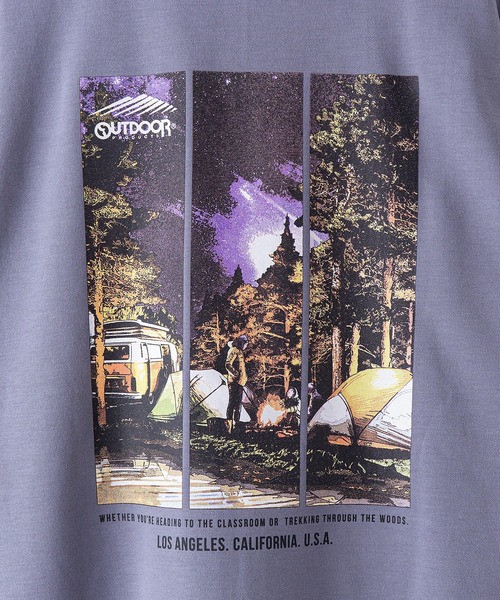 OUTDOOR PRODUCTS APPAREL(アウトドアプロダクツアパレル)の「【OUTDOOR PRODUCTS/アウトドアプロダクツ】防シワ UVカット ポンチ素材使用 CAMPモチーフデザインプルスウェットパーカー イージーケア商品(パーカー・メンズ・カーキ/アイボリー/ブラック/ブルー系その他・MEDIUM/X-LARGE/LARGE)」の18枚目の写真