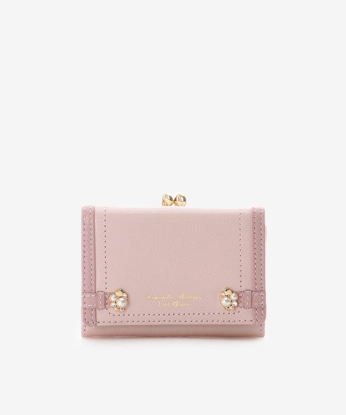 大人気!! Samantha Thavasa Petit Choice サイドパール 折財布 Samantha Thavasa Petit Choice｜サイドフラワーバー 折財布