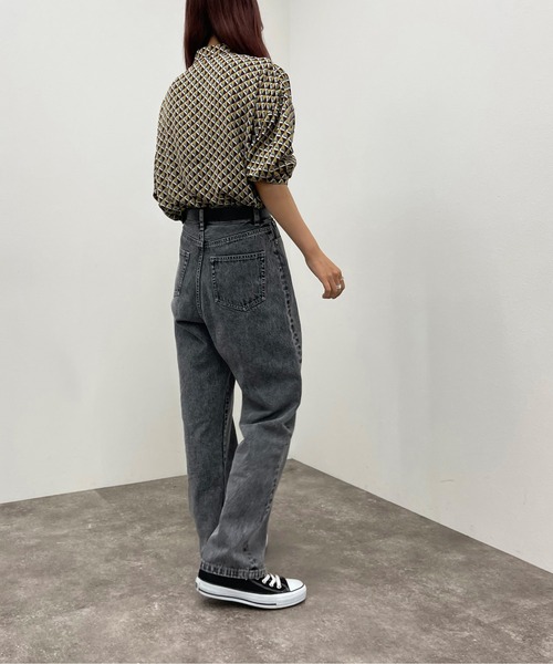 apres jour mignon(アプレジュールミニョン)の「アソート柄バンドカラーシャツ 【ZOZOTOWN限定アイテム】(シャツ/ブラウス・レディース・パープル系その他/ブラック系その他・フリー/X-LARGE)」の18枚目の写真