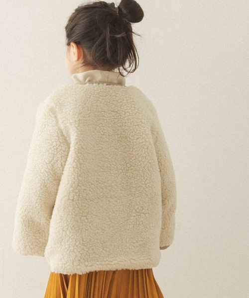 URBAN RESEARCH DOORS(アーバンリサーチドアーズ)の「FORK&SPOON リバーシブルボアブルゾン(KIDS)(その他アウター・キッズ・ホワイト系その他/ブルー系その他・90/105/120/135)」の3枚目の写真