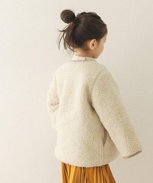 URBAN RESEARCH DOORS(アーバンリサーチドアーズ)の「FORK&SPOON リバーシブルボアブルゾン(KIDS)(その他アウター・キッズ・ホワイト系その他/ブルー系その他・90/105/120/135)」の10枚目の写真