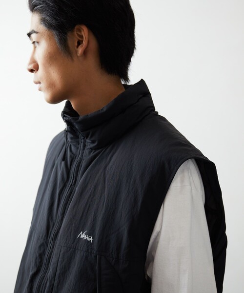 NANGA（ナンガ）の「NANGA/ナンガ 別注ダウンベスト/ダウンベスト（ダウンベスト・メンズ・ブラック/ブラウン/グレー・MEDIUM/LARGE/X-LARGE）」の19枚目の写真