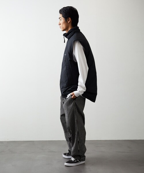 NANGA（ナンガ）の「NANGA/ナンガ 別注ダウンベスト/ダウンベスト（ダウンベスト・メンズ・ブラック/ブラウン/グレー・MEDIUM/LARGE/X-LARGE）」の4枚目の写真