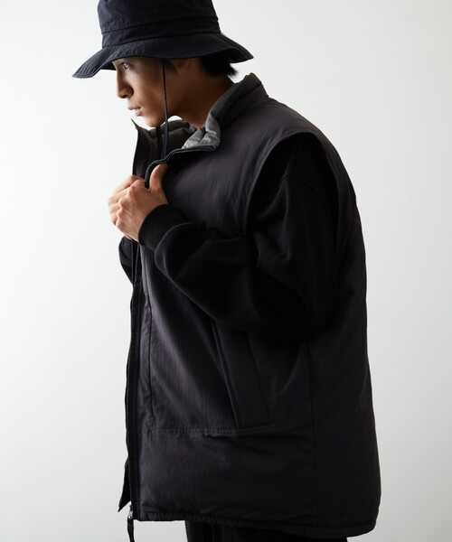 NANGA（ナンガ）の「NANGA/ナンガ 別注ダウンベスト/ダウンベスト（ダウンベスト・メンズ・ブラック/ブラウン/グレー・MEDIUM/LARGE/X-LARGE）」の22枚目の写真