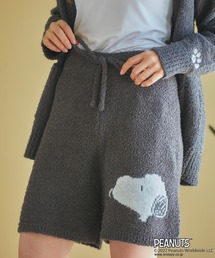 PEANUTS(ピーナッツ)の【ピーナッツ/PEANUTS】スヌーピー刺繍編み柄もこもこショートパンツルームウェア(ルームウェア/パジャマ)