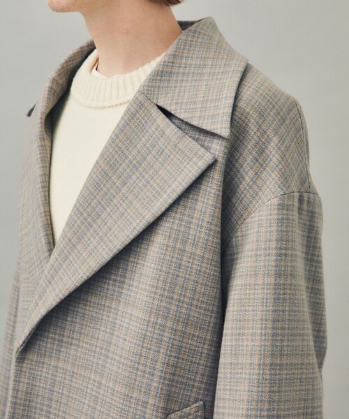 city（シティ）の「【CITY】MELTON CHECK OVER CHESTER COAT