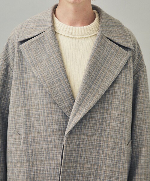 city（シティ）の「【CITY】MELTON CHECK OVER CHESTER COAT
