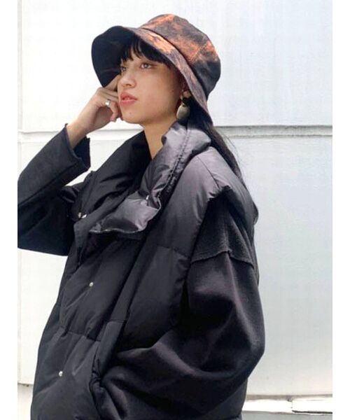 EMODA（エモダ）の「コーデュロイワイドハット（ハット・レディース・オレンジ/ブラック・FREE）」の12枚目の写真