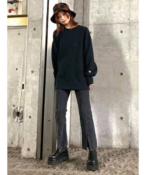 EMODA（エモダ）の「コーデュロイワイドハット（ハット・レディース・オレンジ/ブラック・FREE）」の14枚目の写真