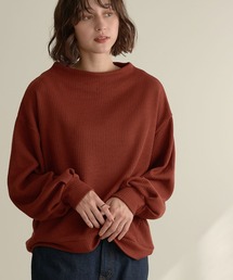 earth music&ecology | ニットライクカットソーチュニック ＊(Tシャツ/カットソー)