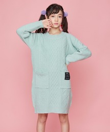 JENNI love | マシュマロニットバックリボンワンピ(ワンピース)