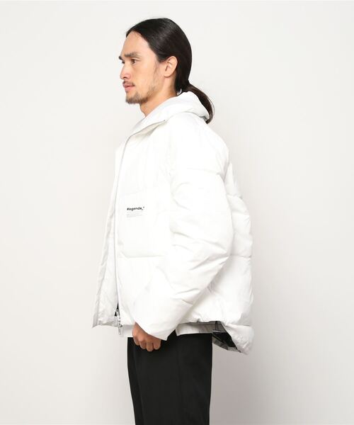 LEGENDA(レジェンダ)の「Deformation スタンドネック中綿ジャケット *(ブルゾン・メンズ・ホワイト/ブラック・FREE)」の15枚目の写真
