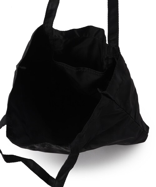 THE SHOP TK （ザ ショップ ティーケー ）の「◆【セレモニー対応可】エコバッグ付きトートバッグ（トートバッグ・レディース・ブラック/ナチュラル・99）」の7枚目の写真