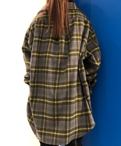 WHITELAND(ホワイトランド)の「WHITELAND/ホワイトランド/リバーシブルチェックシャツ(シャツ/ブラウス・メンズ・ベージュ/グリーン・FREE)」の19枚目の写真